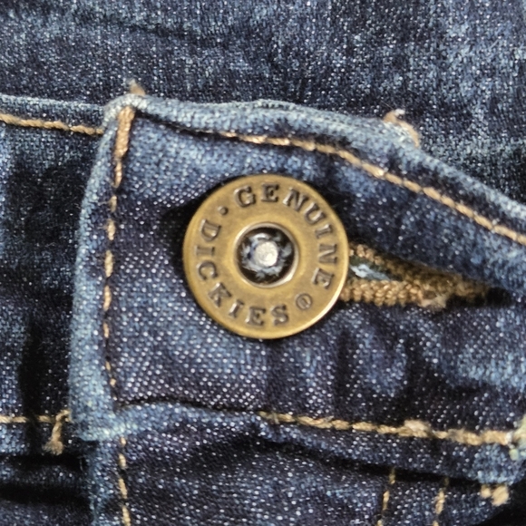 Dickies Blue Denim Jean Mens Size 32 Shorts - Picture 8 of 10